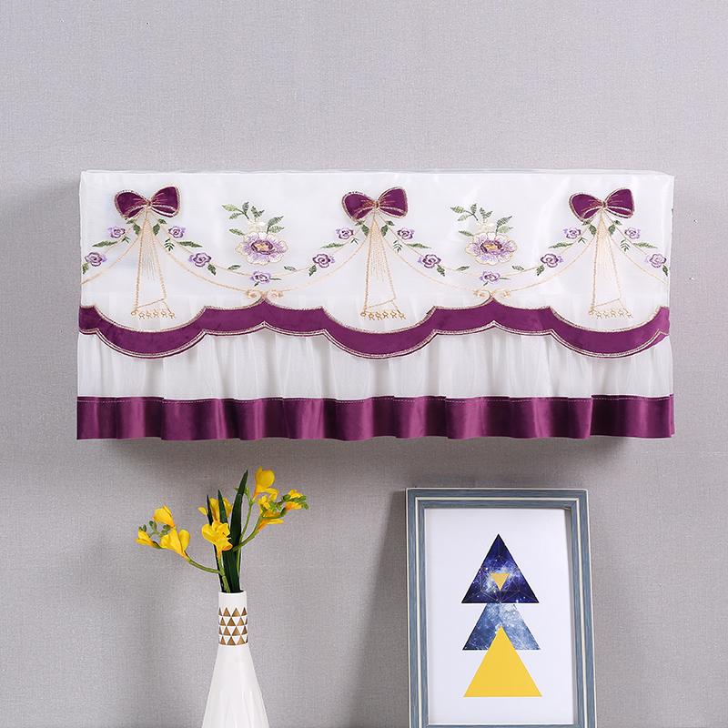 Air Conditioner Covers Household Modern Luxury All-inclusive Universal Floral Pleated Home Decoration Dust-prof Airco Protector