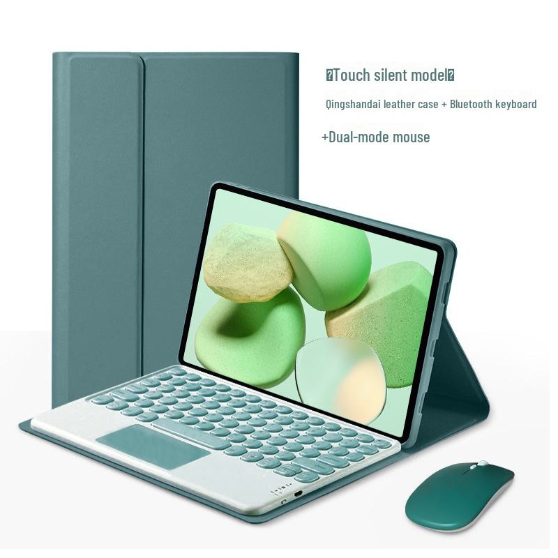 iPad Pro 11 Bluetooth Keyboard Leather Case 10th Gen 10.9 with Pen Slot - Magnetic Tablet Protective Shell 10.2