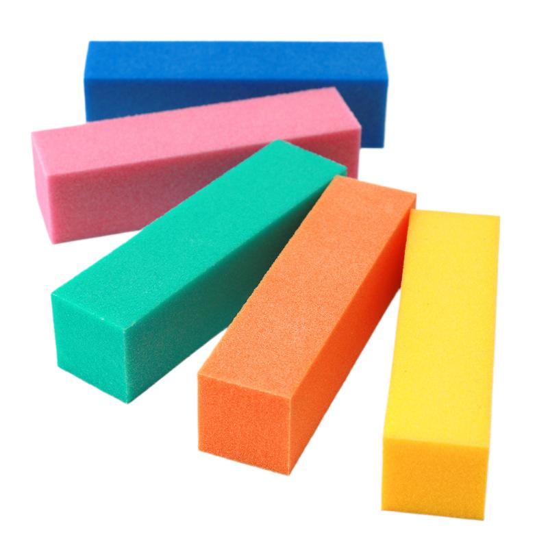 10 Stück Nagelfeilen Bufferblock Set Maniküre Pediküre Pflege Nagelkunst Polierschleifwerkzeuge Weißer Schwamm Puffer Nagelfeilen Werkzeuge