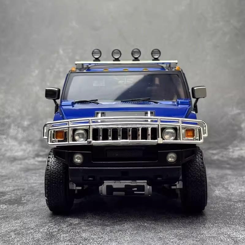 Highway 61 1:18 H2 off-road SUV alloy car model collection and viewing items