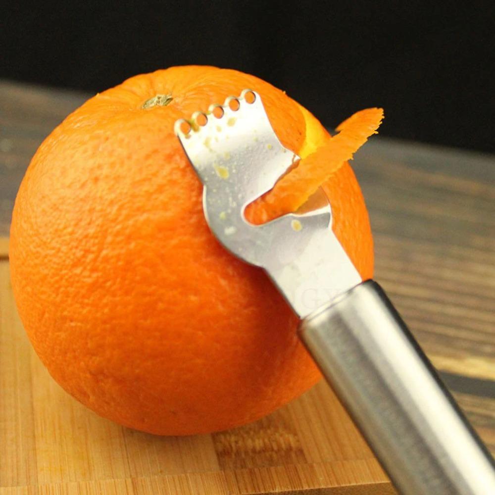Stainless Steel Lemon Zester Manual Lemon Peeler Multifunctional Citrus Fruit Grater Orange