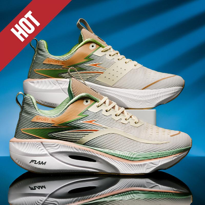 New Men Sports Running Shoes Off Marathon Breathable Light Comfortable Women Athletic Sneakers Jogging Tenis Air Cushion