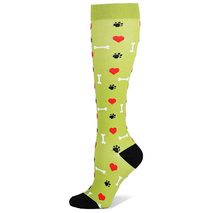 New Arrival Compression Socks Funny Fox Cat Shark Animal Prints Socks Unisex Outdoor Running Cycling Long Pressure Stockings