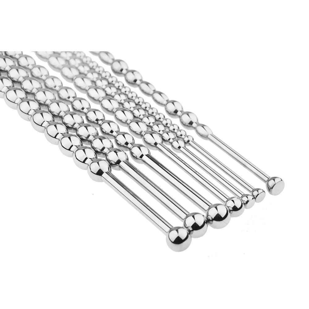 Manyjoy Stainless Steel Curved Urethral Plug 3PCS/Sets Urethral Dilators Penis Plug Dilator Ejaculation Delay for Men Catheters
