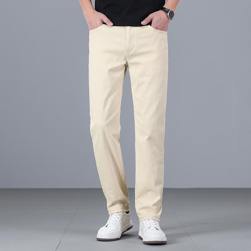Men's Pure Cotton Straight Leg Jeans