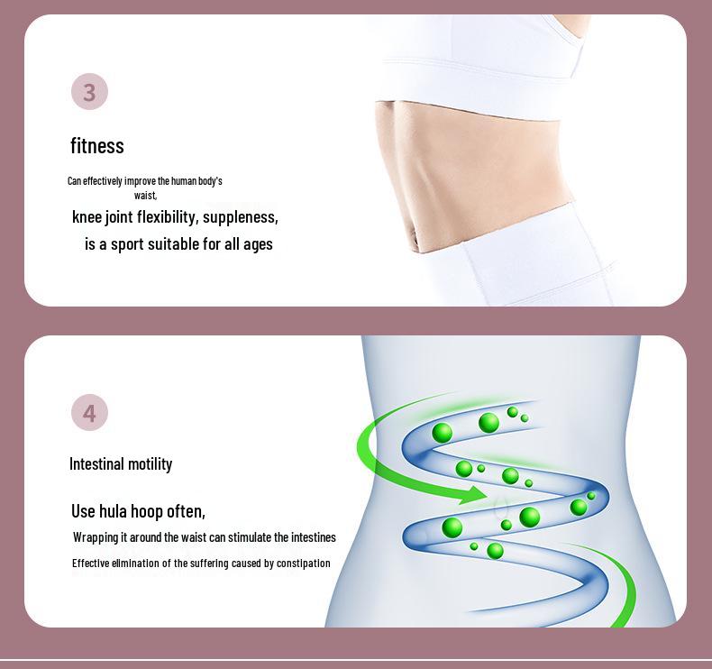 Weighted Smart Hula Hoop: Belly Slimming & Fat Burning Fitness Tool for Women