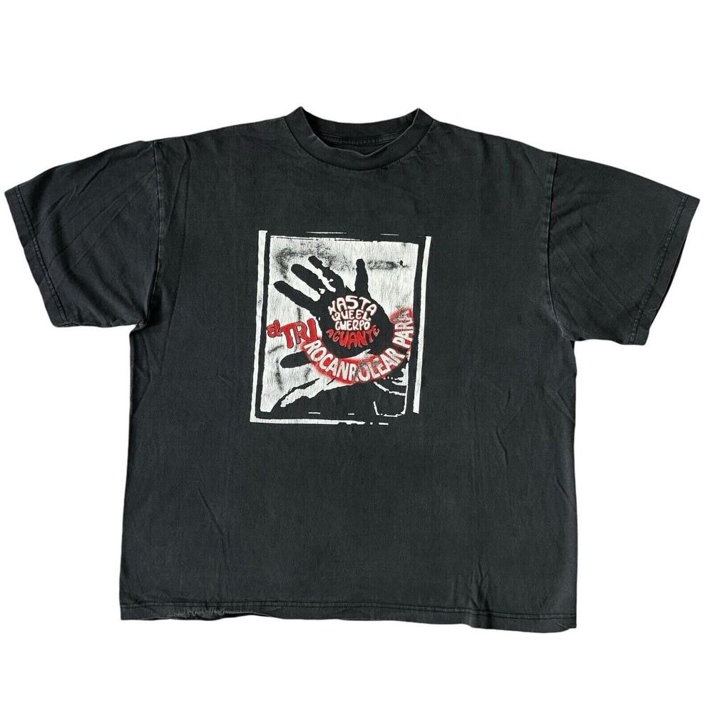 El Tri Band Black Cotton Full Size Unisex BL431 Unisex T-Shirt S