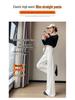 Women's New High-Waisted Pants: Narrow-Leg, Wide-Leg, Straight-Leg, Casual, Sweatpants, Sportswear.