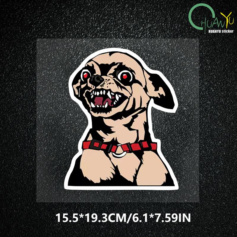 Angry Chihuahua Stickers Car Stickers Funny Car Motorcycle Pvc Stickers Decals