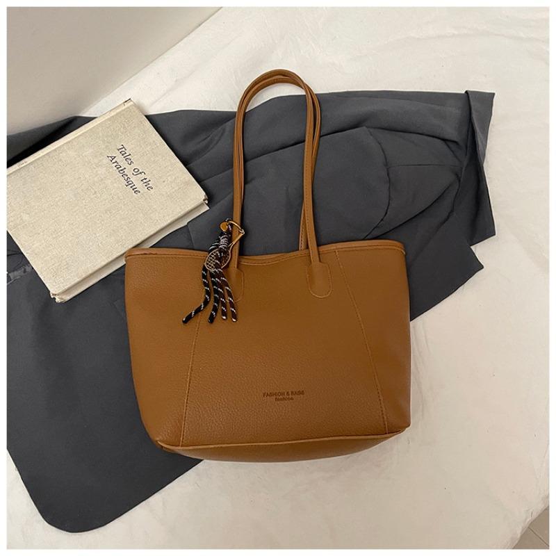 Premium Textur Retro Pendler Damen Tasche neu atmosphärisch schlicht und vielseitig Schulter Achseltasche Tragetasche