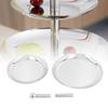 Polished Surface Serving Platter Double Layer Structure Storage Tray Display Tray  Dessert Display
