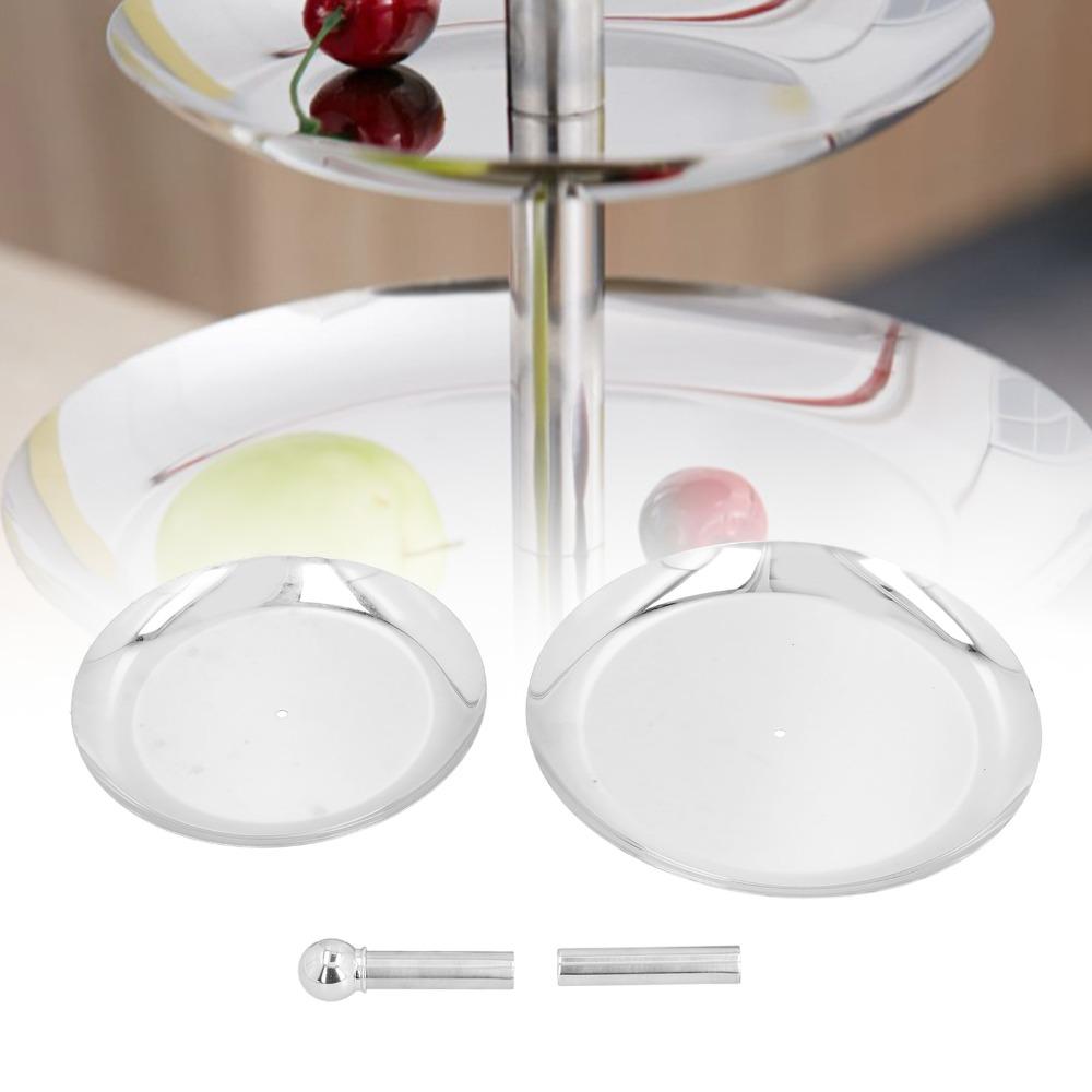 Polished Surface Serving Platter Double Layer Structure Storage Tray Display Tray  Dessert Display