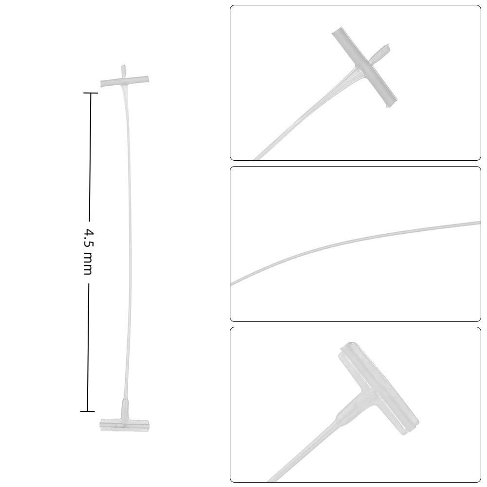 2000Pcs White Black Mini Tag Kit 4.5mm Garment Tag New Fastener Kit for Standard Tag Devices Tool