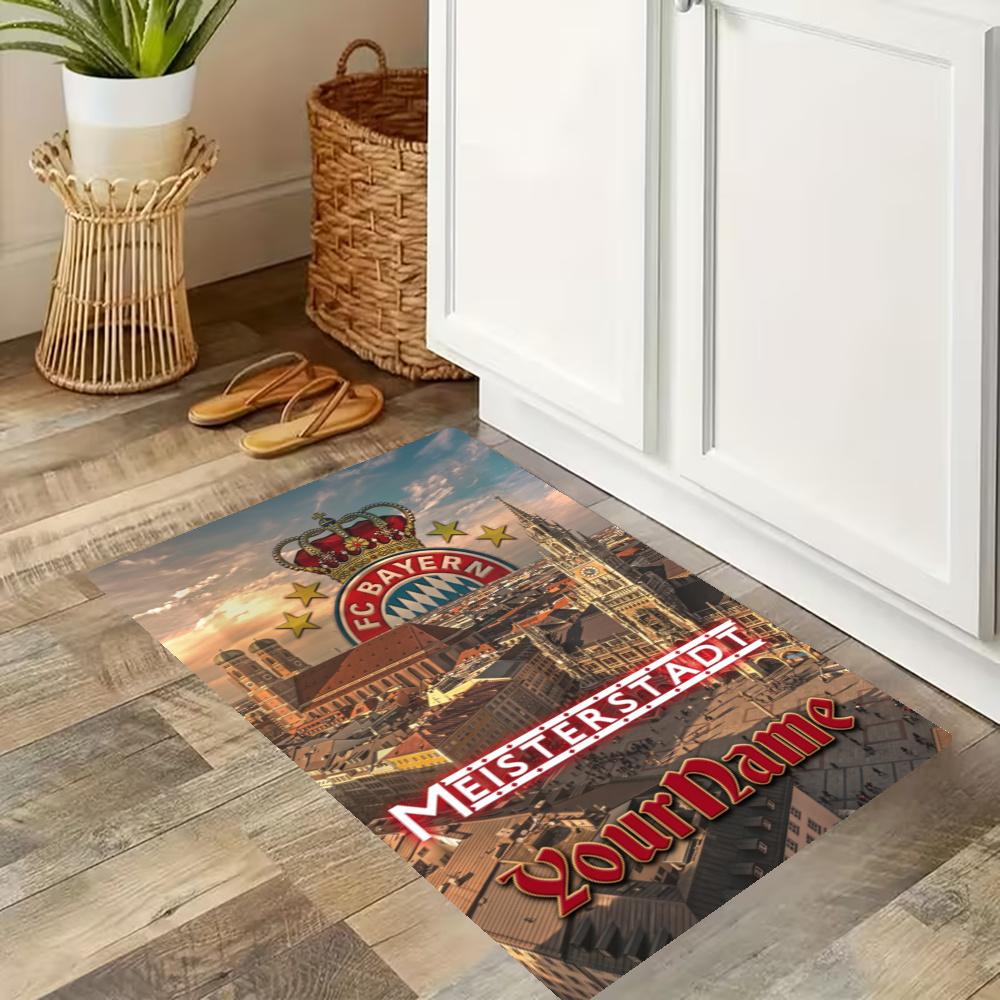 Bayern Munich Customize Your Name Kitchen Rug Runner Rug Laundry Mat Hallway Entryway The Best Gift Choice