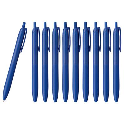 Mitsubishi Pencil Jetstream Light Touch Ink Ballpoint 10P Oil-Based Pens, 10-Pack, 0.5mm Tip, Blue, SXNLS05.33