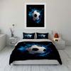 Dynamic Flying Football 3Pcs Bedding Set, Multiple Sizes Kid'S And Adults' Bedroom Exquisite 3Pc Bedding Set, Gift