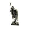 1pc Desktop Metal Copper Ornaments Figure Roman Legion Shield Soldier Model Archer Medieval Military Toys