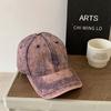 Baseballkappen mit breiter Krempe für Damen Herren Gewaschener Batik-Sonnenhut Koreanische Mode Vintage Schirme Outdoor Verstellbare Hip Hop Freizeitkappe