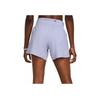 Under Armour Flyby Elite Solid Logo High Waist Running Casual Shorts Women Shorts Cyan 1383242-539