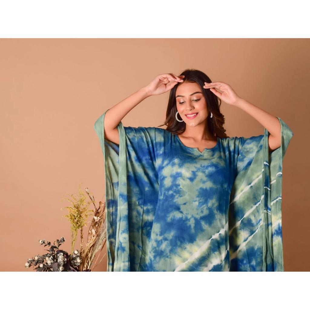 Mooie Zomerkleding Kaftan Designer Indiase Feestkleding Etnische Top Kaftan Jurk
