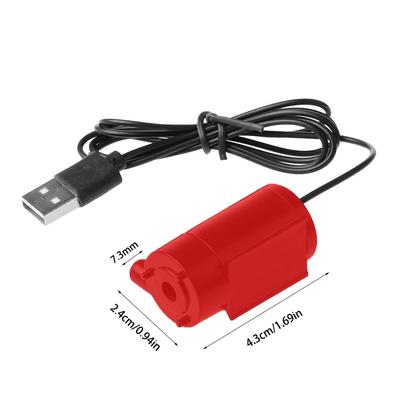 Micro Pompa dell'Acqua Sommergibile Acquari Acquario Alimentata tramite USB per DC 5V 2-3L/min Mini Motore Pompa dell'Acqua