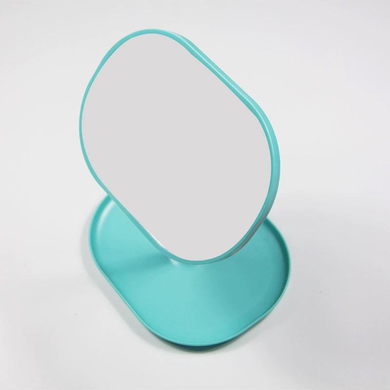 

Luxury Rotatable Desktop Makeup Mirror with Storage 27x21 cm небо синє кольору