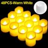 48/1PC Flameless LED Candle Light Battery Powered Wishing Tealight Wedding Christmas Birthday Decoration Lamp Electronic Candles