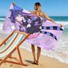 Stocking Print Beach Towel, Large Soft Quick Dry Towel for Beach Camping Swimming