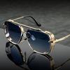 Ochelari de Modă Metalici Vintage cu Punte Dublă Cadru din Oțel Inoxidabil Ochelari Retro Pentru Timp Liber Zilnic