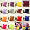 Fashion Simple Solid Color Throw Cushion Square Cover Pillow Case Home Decor