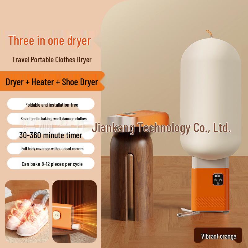 Multi-Purpose Quick-Dry Device: Clothes, Shoes, and Books Dryer Heater EU Plug
