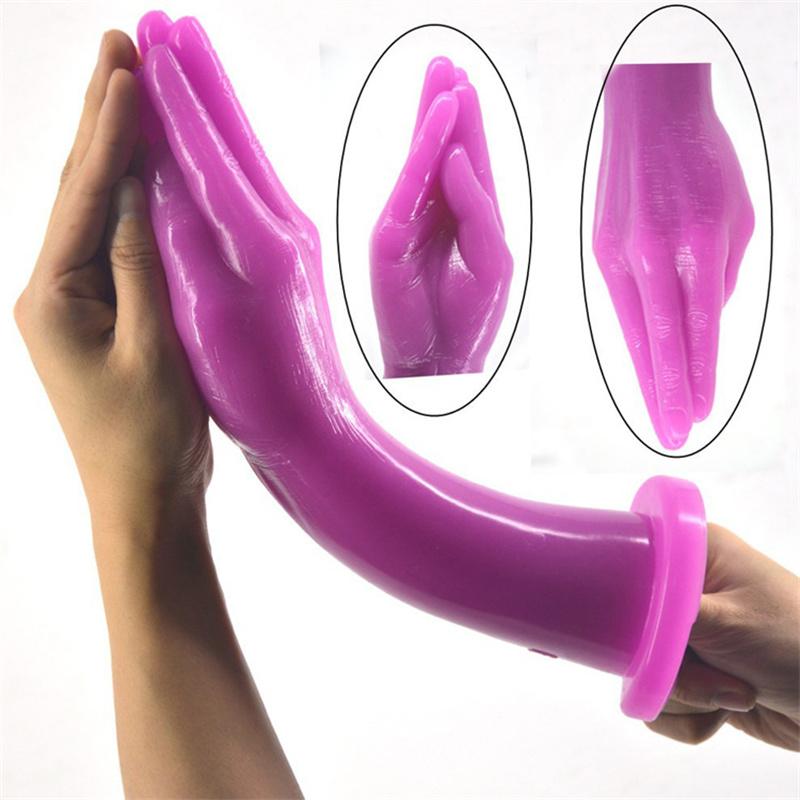 Simulation Hand Penis Male and Female Massage Orgasm Masturbation Device Fun Sex Toy