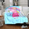 Peppa Pig Theme Printed Blanket - Perfect for Couch, Bed, Travel & Outdoor Use | Machine Washable, Cozy & Durable.