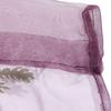 Peony Curtain Hanging 100x200cm Sheer Voile Door Window Room Divider Elegant Valance For Living Room Bedroom Luxury Home Decor Upgrade High Quality