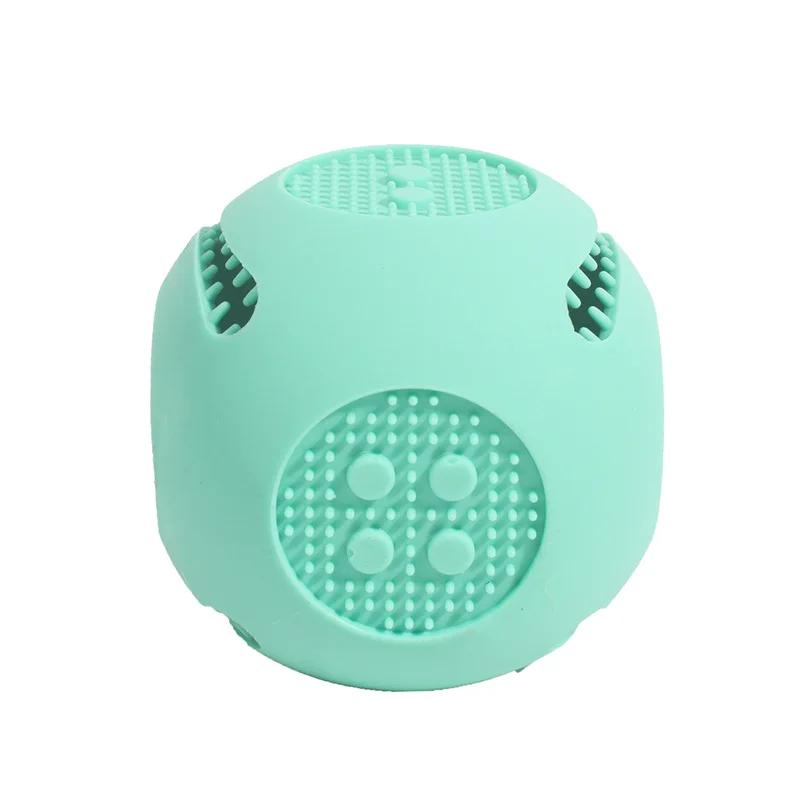 

Silicone Pet Toys Dog Food Ball Tooth Cleaning Interactive Leaky Food Toy Slow Feeder Food Dispenser Pet Supplies Accessories зелёный