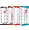Wolf Fang Crystal Condom Set: Thickening & Enlargement Sleeve, Large Size, Reusable Phallus Sex Toy.