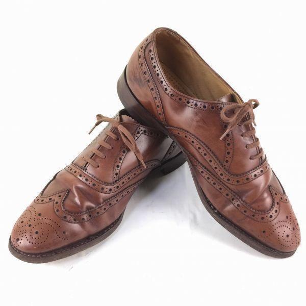 

Loake Full Brogue Wingtip Shoes Brown size 9 27.5 Men s