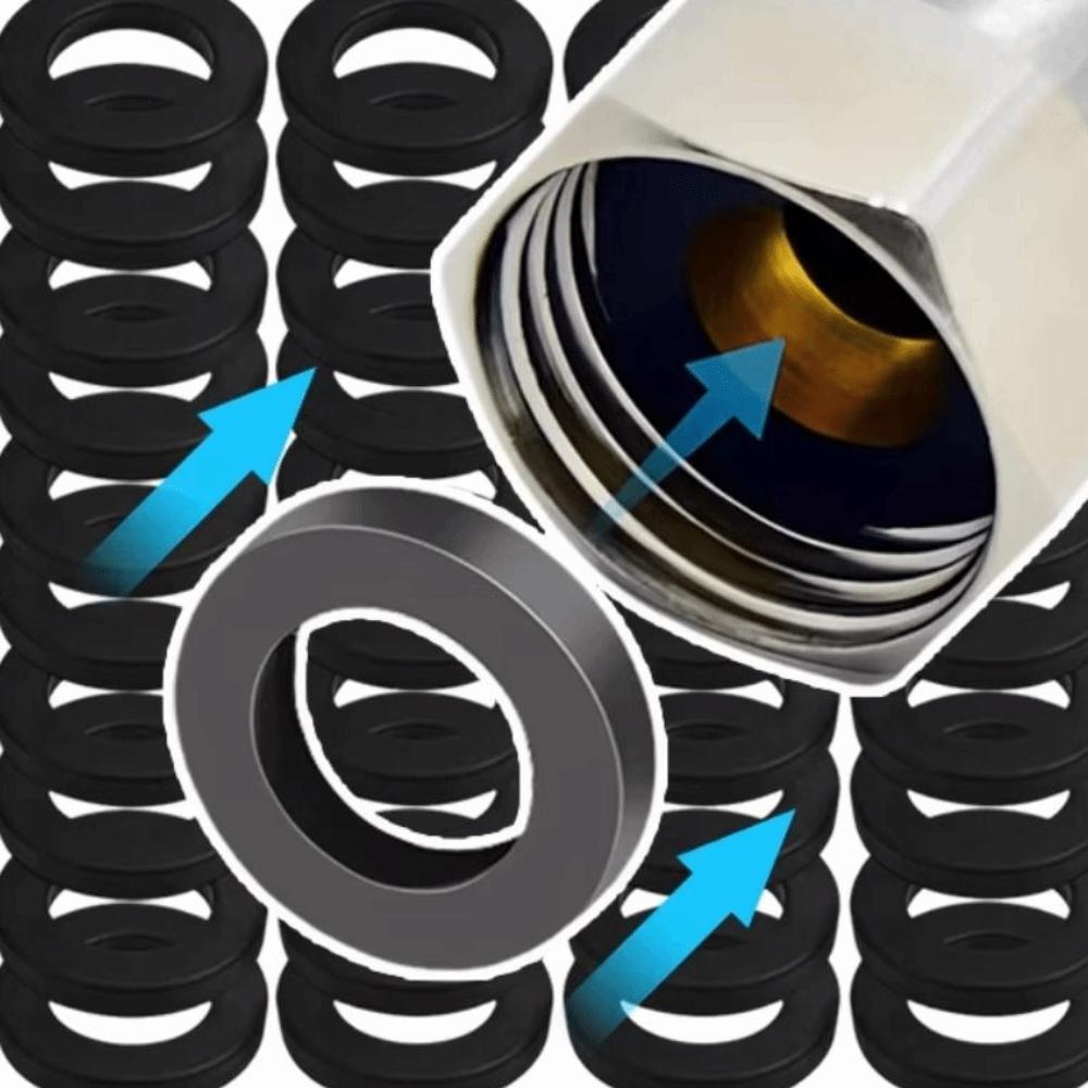 350PCS Waterproof Flat Washers Black Rubber Gaskets Gaskets Set Washers Kit  Faucet Repair