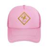 Chocobo Warning Sign Art Graphic Mesh Baseball Cap Casual Hat Outdoor  For Womens Unisex FeUnisex
