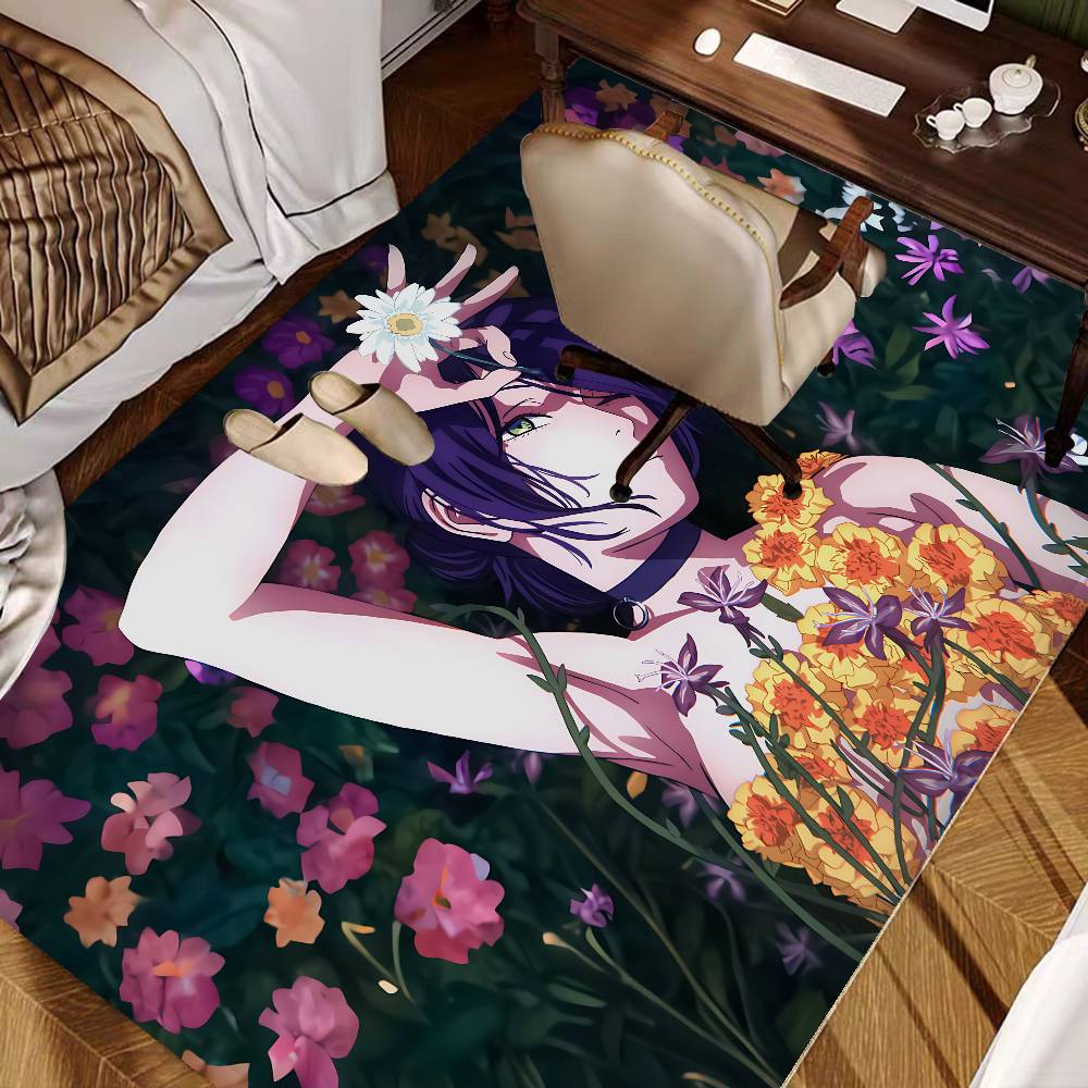 Chainsaw Man The Movie Reze Arc Door Mat Nordic Style Bedroom Living Room Doormat Home Balcony Anti-Slip Alfombra
