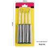4-Piece Auto Repair Tool Set: Tire Patching, Oil Seal Hook, Screwdriver.