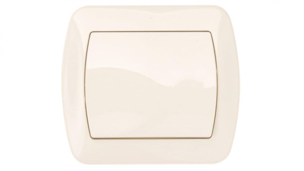 Simon Akord Single Pole Switch Beige Aw1/12