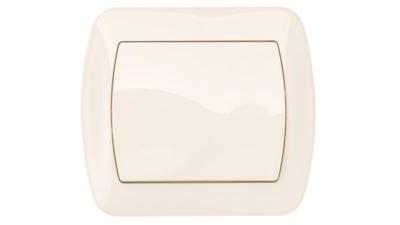 Simon Akord Single Pole Switch Beige Aw1/12