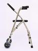 Foldable Double-Wheel Carbon Steel Walker for the Elderly