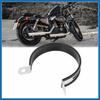 89mm 3.5" 3 1/2 Inch Motorcycle Exhaust Band Joint Clamp Muffler Pipe Stainless Steel Silver Tone Item Replacement