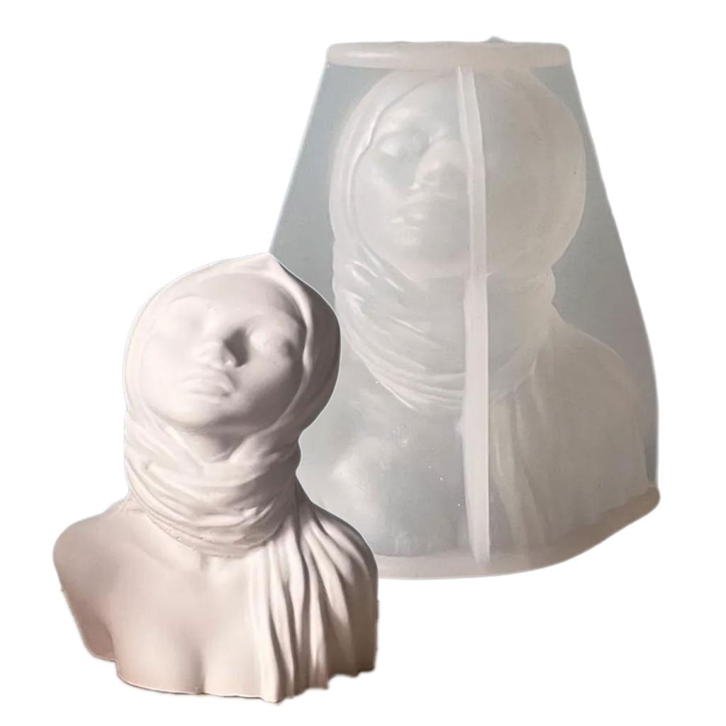 Weibliche Statue Silikon Kerzenformen für Epoxidharz Kerze Seife Figur Silikon Kerzenformen für Gips Dekoration