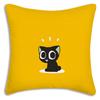 Cartoon luo xiaohei cat Pillow Covers Cartoon Sofa Decorative Home Double-sided Printing Short Plush Cute Cushion Cover