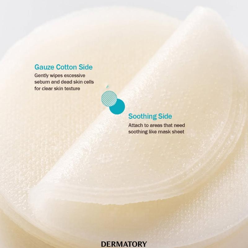 Dermatory Cica Exosome Blemish Soothing Gause Pad Set da 70 Pezzi (+10P)