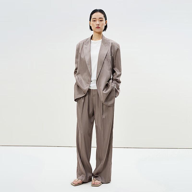 LESS 2025 Summer Loose Straight-Leg Trousers