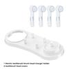 Electric Toothbrush Base Stand Support Brush Head Holder Charger Holder Rack and Replacement Brush Heads for Oral B Toothbrushes